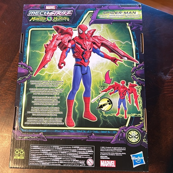 Spider Man Bundle Spider Man Monster Hunter Figure Spider Man Face Mesh Backpack - Picture 5 of 16